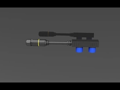 M15 F 유형 모듈 Male Female 방수 커넥터