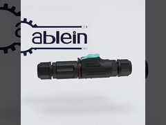 LP12 플라스틱 멀티 코어 방수 커넥터 산업용 센서 IP68 Male/female 항공 플러그