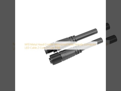 M10 금속 헤드 코팅 방수 남성 여성 커넥터 LED 케이블 2 코어 3 코어 IP68
