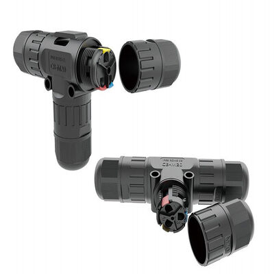 주문 IP68 방수 등급 및 40A 최대 전류를 지원하는 야외용 PA66 나일론 방수 데이터 커넥터 온라인 제조