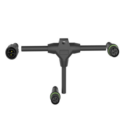 주문 IP67 방수형 원형 연결기 4핀 남성 여성 자물쇠 엉덩이 타입 연결기 온라인 제조