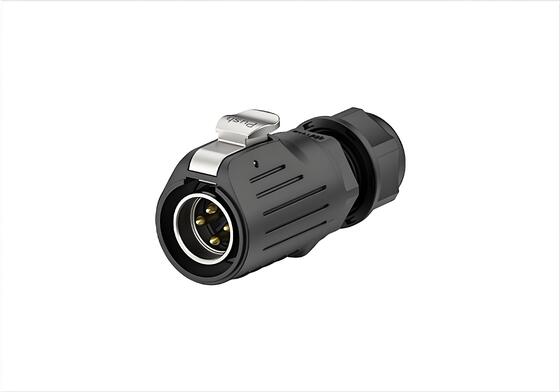 주문 LP20 Series 4-Pin 20A Waterproof Connector IP67 500V Metal Plastic 온라인 제조
