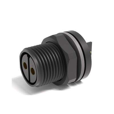 IP67 PA6 나일론 방수 원형 커넥터 M12 100VAC 산업용 나사산 타입
