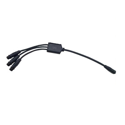 IP68 PA66 나일론 Y형 M12 방수 케이블 커넥터, 220V 가로등 적용