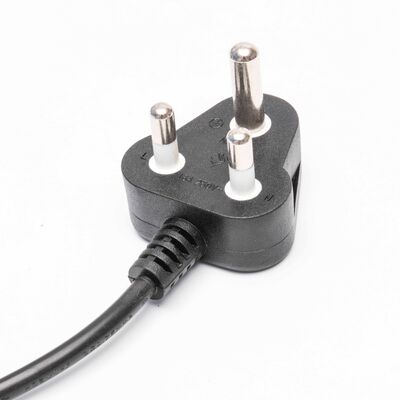 110V - 240V 블랙 전원 코드, UL 인증 및 표준 접지, 1m ~ 2m 길이